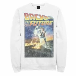 Licensed Character Men's Back To The Future Classic Poster Sweatshirt Royal -Licensed Character Shop unnamed file 25092
