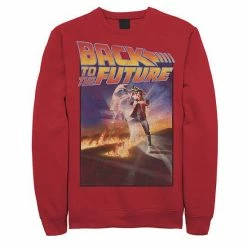 Licensed Character Men's Back To The Future Classic Poster Sweatshirt Royal -Licensed Character Shop unnamed file 25093