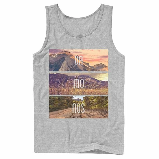 Licensed Character Men's Gonzales Vamonos Lanscape Portrait Stack Tank Navy 8 Licensed Character Men's Gonzales Vamonos Lanscape Portrait Stack Tank Navy - Image 6