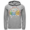 Licensed Character Men's Cartoon Network Adventure Time Finn & Jake Rainbow Banner Hoodie Charcoal Heather 1 Licensed Character Men's Cartoon Network Adventure Time Finn & Jake Rainbow Banner Hoodie Charcoal Heather -Licensed Character Shop unnamed file 25112