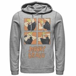 Licensed Character Men's Cartoon Network Johnny Bravo Box Up Hairdo Graphic Hoodie Black -Licensed Character Shop unnamed file 25138