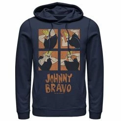 Licensed Character Men's Cartoon Network Johnny Bravo Box Up Hairdo Graphic Hoodie Black -Licensed Character Shop unnamed file 25140