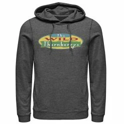 Licensed Character Men's Nickelodeon The Wild Thorberrys Original Logo Hoodie Black -Licensed Character Shop unnamed file 25148