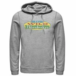 Licensed Character Men's Nickelodeon The Wild Thorberrys Original Logo Hoodie Black -Licensed Character Shop unnamed file 25149