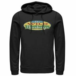Licensed Character Men's Nickelodeon The Wild Thorberrys Original Logo Hoodie Black -Licensed Character Shop unnamed file 25151