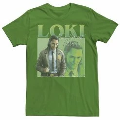 Licensed Character Men's Marvel Loki Time Variant Authority Loki Double Image Tee Kelly -Licensed Character Shop unnamed file 25156