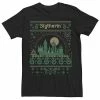 Licensed Character Men's Harry Potter Christmas Slytherin Ugly Sweater Tee -Licensed Character Shop unnamed file 2516