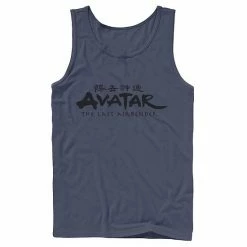 Licensed Character Men's Avatar The Last Airbender Painted Show Ideograph Logo Tank Royal -Licensed Character Shop unnamed file 25177