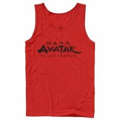 Licensed Character Men's Avatar The Last Airbender Painted Show Ideograph Logo Tank Royal -Licensed Character Shop unnamed file 25179