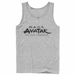 Licensed Character Men's Avatar The Last Airbender Painted Show Ideograph Logo Tank Royal -Licensed Character Shop unnamed file 25180