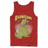 Licensed Character Men's RugRats Reptar Raawrsome Tank Red -Licensed Character Shop unnamed file 25189