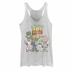 Licensed Character Disney / Pixar's Toy Story 4 Juniors' New Group Shot Movie Logo Poster Tank Top Royal Heather -Licensed Character Shop unnamed file 25197