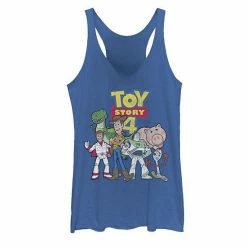 Licensed Character Disney / Pixar's Toy Story 4 Juniors' New Group Shot Movie Logo Poster Tank Top Royal Heather -Licensed Character Shop unnamed file 25199