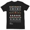 Licensed Character Men's Nintendo Super Mario Characters Group Ugly Christmas Tee -Licensed Character Shop unnamed file 2520
