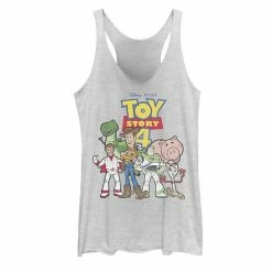 Licensed Character Disney / Pixar's Toy Story 4 Juniors' New Group Shot Movie Logo Poster Tank Top Royal Heather -Licensed Character Shop unnamed file 25201