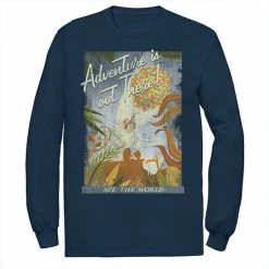 Licensed Character Men's Disney / Pixar Up Poster Distressed Vintage Tee Navy -Licensed Character Shop unnamed file 25206