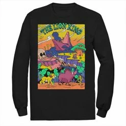 Licensed Character Men's Disney Lion King Legend Of Lion King Colorful Tee Navy -Licensed Character Shop unnamed file 25214