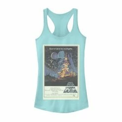 Licensed Character Juniors'Star Wars La Guerra De Las Galaxias Movie Poster Tank Black 12 Licensed Character Juniors'Star Wars La Guerra De Las Galaxias Movie Poster Tank Black -Licensed Character Shop unnamed file 25222