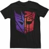 Licensed Character Big & Tall Transformers Decepticon Autobot Split Logo Tee -Licensed Character Shop unnamed file 2523