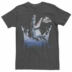 Licensed Character Men's Jurassic World Aquatic Dinosaur Splash Graphic Tee Charcoal -Licensed Character Shop unnamed file 25248