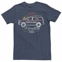 Licensed Character Men's Jurassic Park Road Trip Tee Navy Heather -Licensed Character Shop unnamed file 25254
