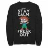 Licensed Character Men's Rugrats Chuckie Freak Out Fleece Athletic Heather -Licensed Character Shop unnamed file 25255