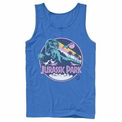 Licensed Character Men's Jurassic Park Retro Rex Scene Tank Red -Licensed Character Shop unnamed file 25264