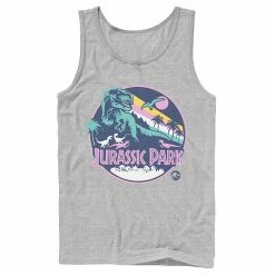 Licensed Character Men's Jurassic Park Retro Rex Scene Tank Red -Licensed Character Shop unnamed file 25265