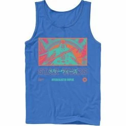 Licensed Character Men's Star Wars Bright Baddies Vader Tank Navy -Licensed Character Shop unnamed file 25286