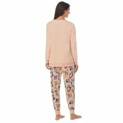 Licensed Character Women's Kellogg's Cereal Brunch Club Long Sleeve Pajama Top & Banded Bottom Pajama Pants Set -Licensed Character Shop unnamed file 2529
