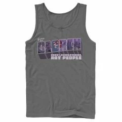 Licensed Character Men's Invader Zim Greetings From Blorch Graphic Tank Top Charcoal -Licensed Character Shop unnamed file 25290