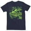 Licensed Character Men's Jurassic World Jungle Classic Logo Tee Navy Heather