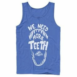 Licensed Character Men's Jurassic World We Need More Teeth Graphic Tank Top Black -Licensed Character Shop unnamed file 25371