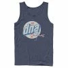 Licensed Character Men's Jurassic World Vintage Mr. DNA Logo Tank Charcoal -Licensed Character Shop unnamed file 25378