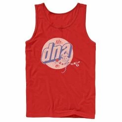 Licensed Character Men's Jurassic World Vintage Mr. DNA Logo Tank Charcoal -Licensed Character Shop unnamed file 25380