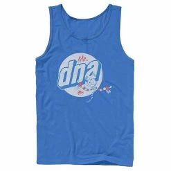 Licensed Character Men's Jurassic World Vintage Mr. DNA Logo Tank Charcoal -Licensed Character Shop unnamed file 25383