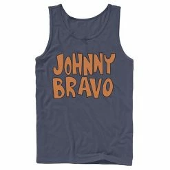 Licensed Character Men's Cartoon Network Johnny Bravo Logo Tank Athletic Heather -Licensed Character Shop unnamed file 25403
