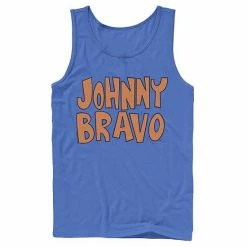 Licensed Character Men's Cartoon Network Johnny Bravo Logo Tank Athletic Heather -Licensed Character Shop unnamed file 25406