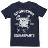 Licensed Character Men's Spongebob Squarepants Est. 1999 Portrait Stamp Tee Navy -Licensed Character Shop unnamed file 25439