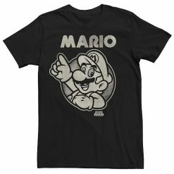 Licensed Character Men's Nintendo Super Mario Distressed Logo Tee Red Heather -Licensed Character Shop unnamed file 25452