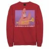 Licensed Character Men's Spongebob Patrick Is Mayonnaise An Instrument Sweatshirt Kelly -Licensed Character Shop unnamed file 25474