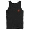 Licensed Character Men's Jurassic World Two T-Rex Magma Pocket Icon Tank Navy -Licensed Character Shop unnamed file 25481