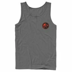 Licensed Character Men's Jurassic World Two T-Rex Magma Pocket Icon Tank Navy -Licensed Character Shop unnamed file 25484
