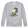 Licensed Character Men's Peanuts Christmas Lights Sweatshirt -Licensed Character Shop unnamed file 2551