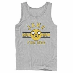 Licensed Character Men's Adventure Time Jake The Dog 2010 Head Shot Graphic Tank Top Navy -Licensed Character Shop unnamed file 25569