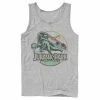 Licensed Character Men's Jurassic Park Retro Circle Tank Top Athletic Heather -Licensed Character Shop unnamed file 25577
