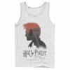 Licensed Character Men's Harry Potter Deathly Hallows Voldemort Silhouette Fill Tank Top Royal -Licensed Character Shop unnamed file 25583