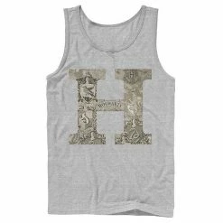 Licensed Character Men's Harry Potter H Hogwarts Crest Fill Tank Top White -Licensed Character Shop unnamed file 25590