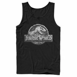 Licensed Character Men's Jurassic World Two Return Stone Logo Tank Royal -Licensed Character Shop unnamed file 25599