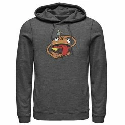 Licensed Character Men's Fortnite Durrr Burger Logo Hoodie Charcoal Heather -Licensed Character Shop unnamed file 25627